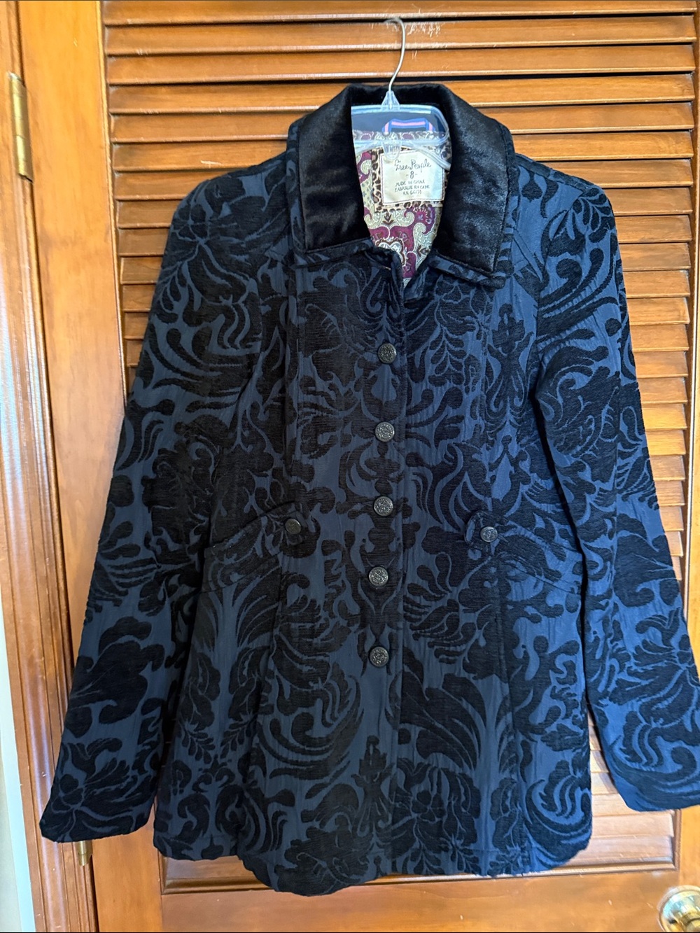 Free People Brocade Patterned Jacket - Picture 2 of 8